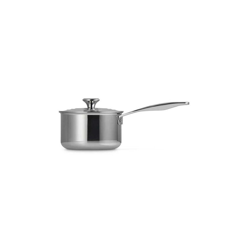 Le Creuset Signature Stainless Steel Saucepan with Lid image number 3